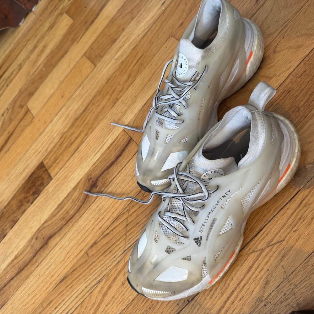 Stella McCartney Kids Sneakers - Cream and Orange